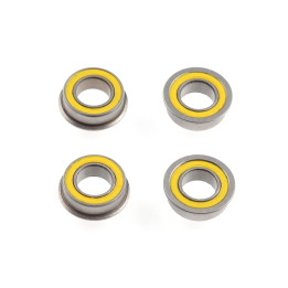 Ultra kuličkové ložiska 5x9x3mm s límcem, (4 ks.)