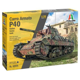 Model Kit tank PRM edice 6599 - CARRO ARMATO P 40 (1:35)
