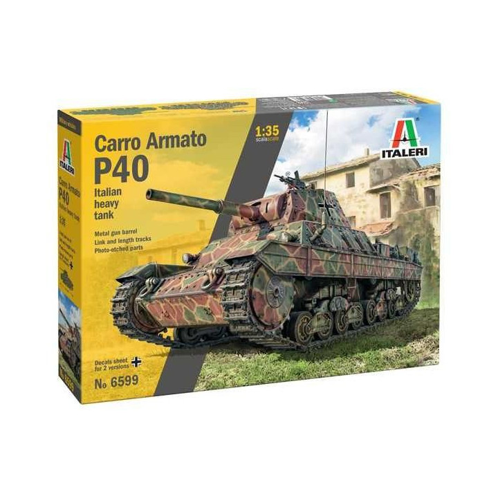 Model Kit tank PRM edice 6599 - CARRO ARMATO P 40 (1:35)
