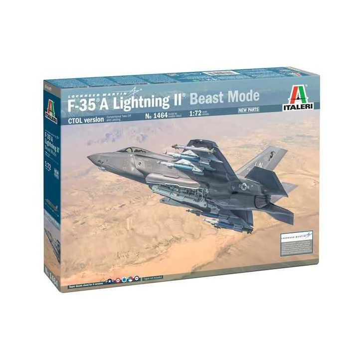 Model Kit letadlo 1464 - F-35A Lightning II (Beast Mode) (1:72)