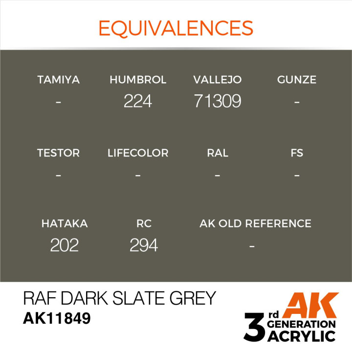 RAF Dark Slate Grey 17ml
