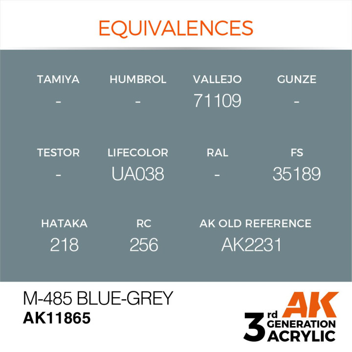 M-485 Blue-Grey 17ml
