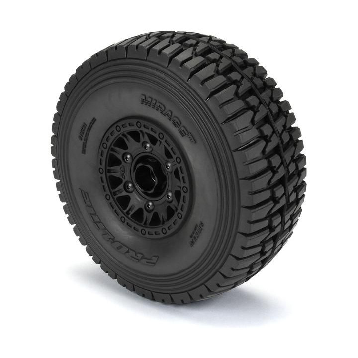 Pro-Line kolo 1:7, pneu Mirage TT Belted, disk černý Raid H17 (2)