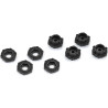 Pro-Line adaptér disku plastový 6x30mm pro šestihran 17mm (4 ks). Balení obsahuje kompletní sadu 17mm šestihranů do auta s možností otvoru pro nápravu a odsazení, aby se vešly jak na ARRMA® Mojave™ 6s, tak na UDR®. Jsou vyrobeny z vysoce pevného, odolného černého nylonového materiálu DuPont.