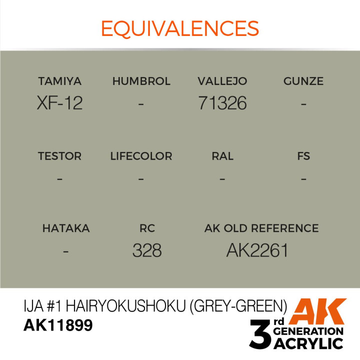 IJA #1 Hairyokushoku (Grey-Green) 17ml
