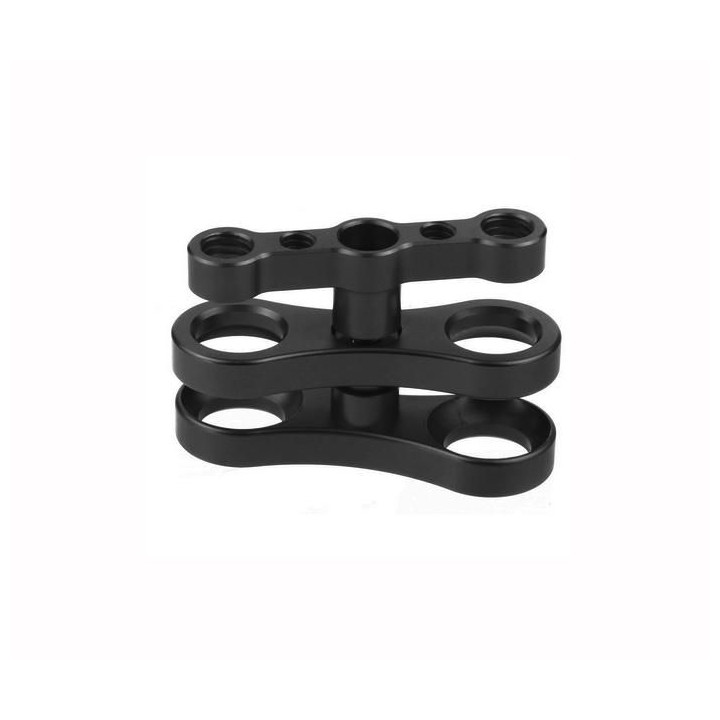 Aluminum Alloy Butterfly Clip Adapter (Black)