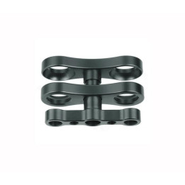 Aluminum Alloy Butterfly Clip Adapter (Titanium)