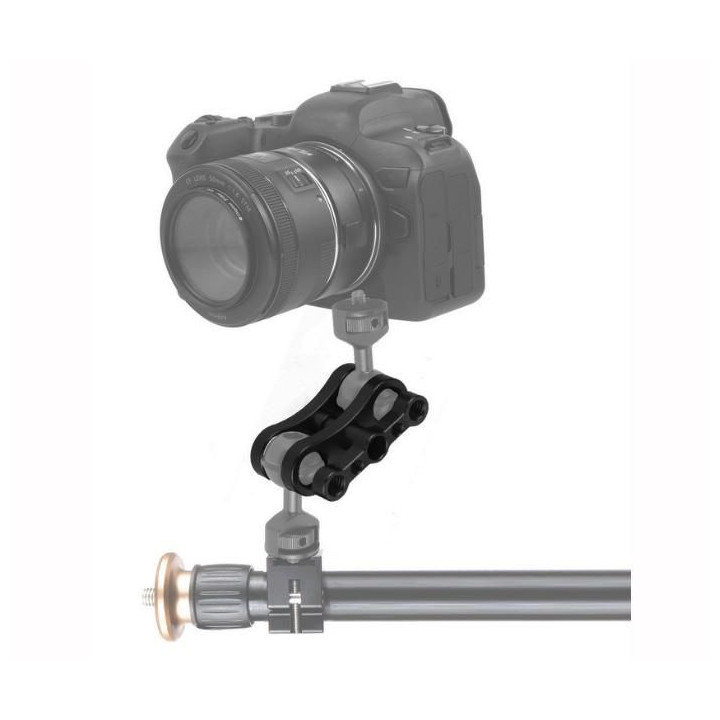 Aluminum Alloy Butterfly Clip Adapter (Titanium)