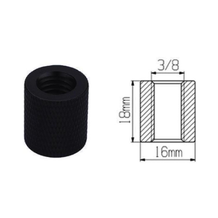 3/8" Female to 3/8" Female Screw