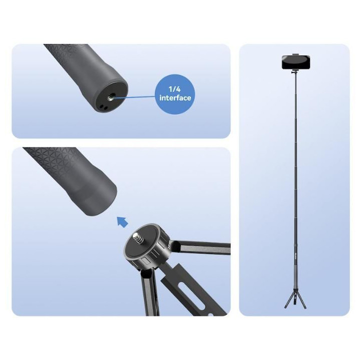 Prodlužující selfie tyč na kameru Insta360 X3 / X2 / One RS (3m)