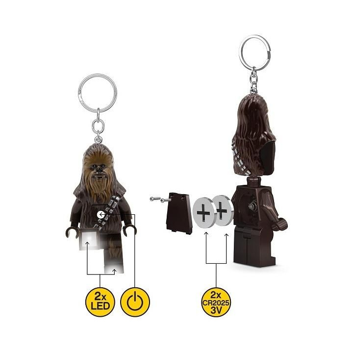 LEGO svítící klíčenka - Star Wars Chewbacca