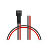 JST-SM konektor. rozteč pinů 2,54mm, Samec. 10cm dlouhý silikonový kabel 22AWG. 5 kusů v balení.