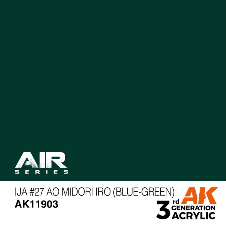 IJA #27 Ao Midori iro (Blue-Green) 17ml