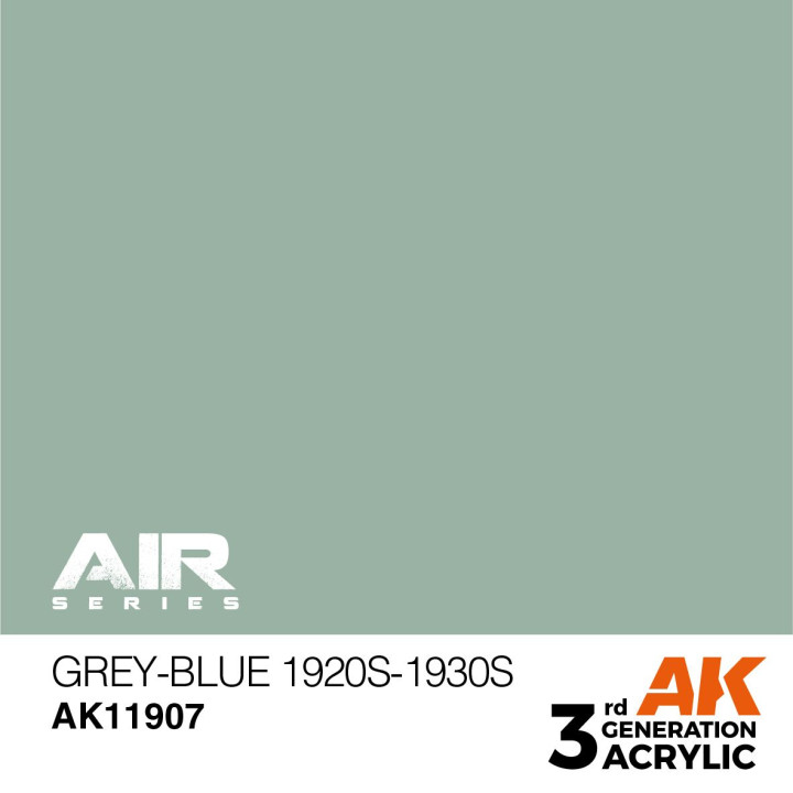 Grey-Blue 1920s-1930s 17ml