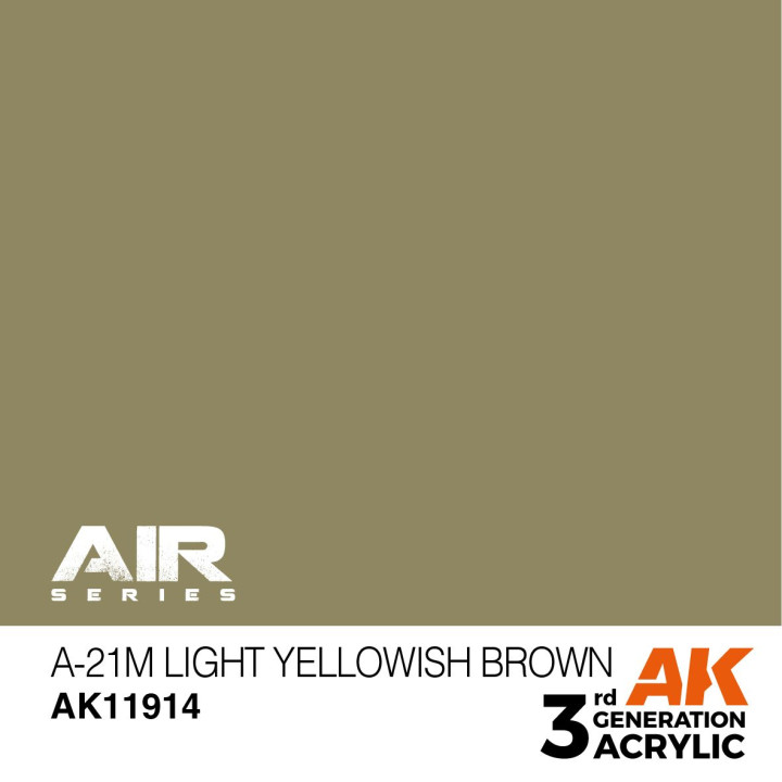 A-21m Light Yellowish Brown 17ml