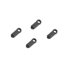 CARTEN zadní plastové kloubky olejových tlumičů4,8mm (19.5mm dlouhé) 4 ks.