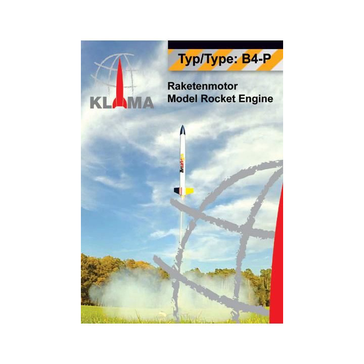 Klima raketový motor B4-P EL (30ks)
