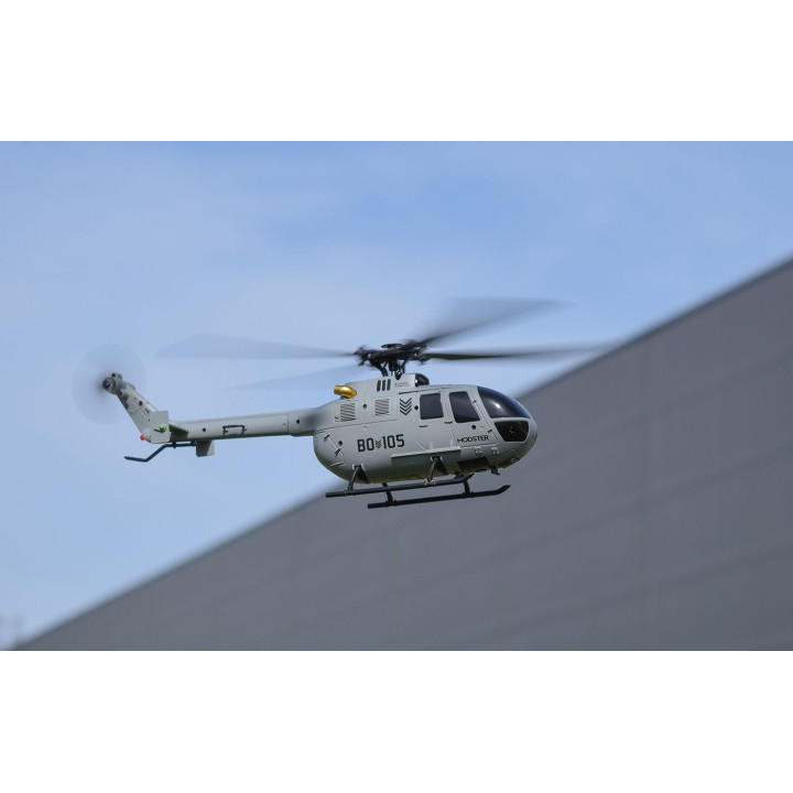 MODSTER BO-105 Flybarless Electric Helicopter RTF