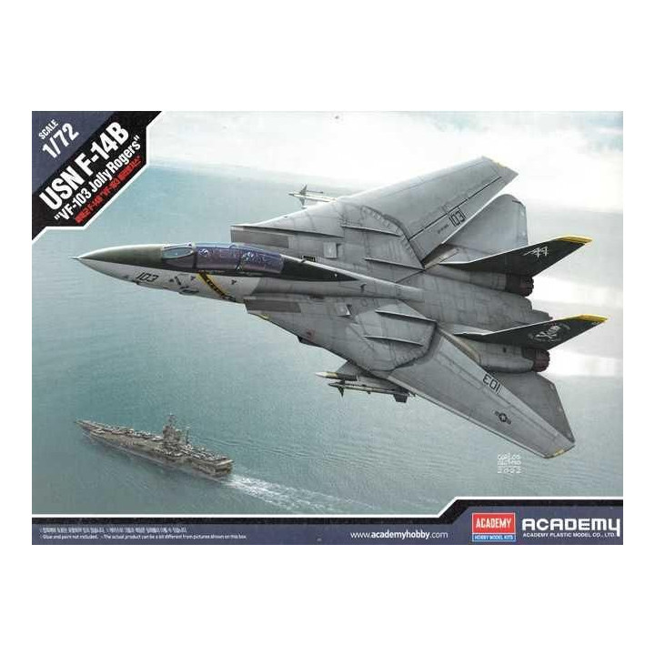 Model Kit letadlo 12578 - USN F-14B "VF-103 Jolly Rogers" (1:72)