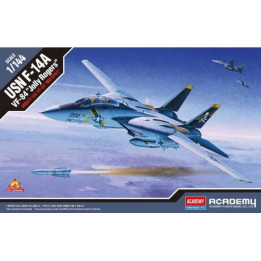 Model Kit letadlo 12626 - USN F-14A V-84 "Jolly Rogers" (1:144)
