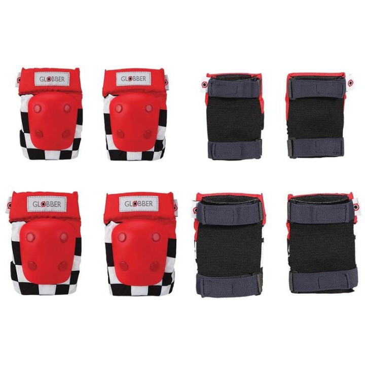 Globber - Chrániče Junior XXS Racing Red