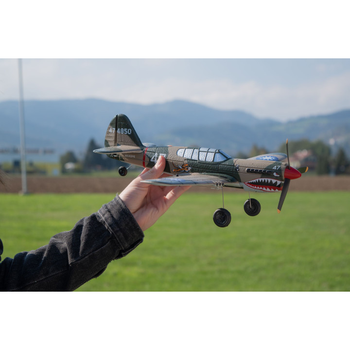 MODSTER MDX P-40 Warhawk 400mm Electric Motor Warbird RTF incl. 6-axis
