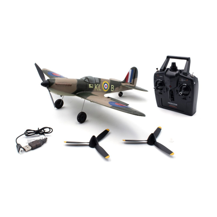 MODSTER MDX Spitfire MK II 400mm electric motor RTF incl. 6-axis flight attitude stabilisation