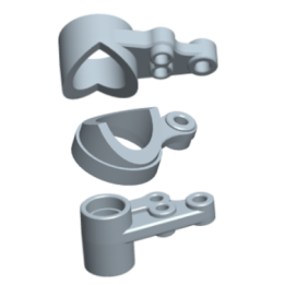MODSTER Mini Cito/Dasher: Servosaver plastic parts