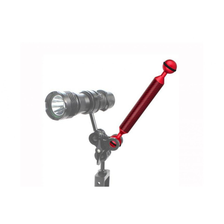Carbon Fiber Dual 1inch-Ball Extension Adapter (6inch)