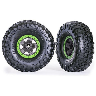 Traxxas kolo 2.2", disk TRX-4 Sport šedý/modrý, pneu Canyon Trail (2)