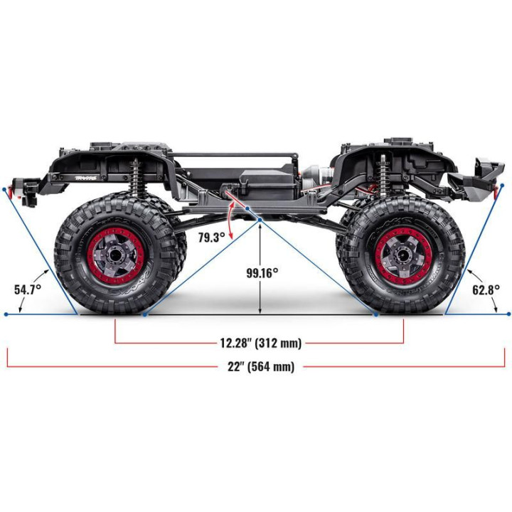 Traxxas TRX-4 Sport High Trail Edition 1:10 RTR červená