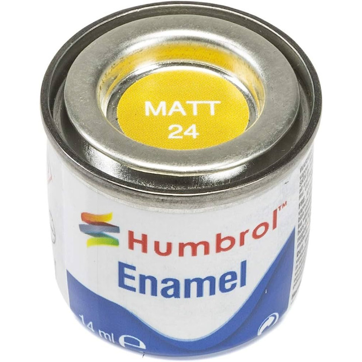 HUMBROL Humbrol barva email AA0268 - No 24 Trainer Yellow - Matt - 14ml