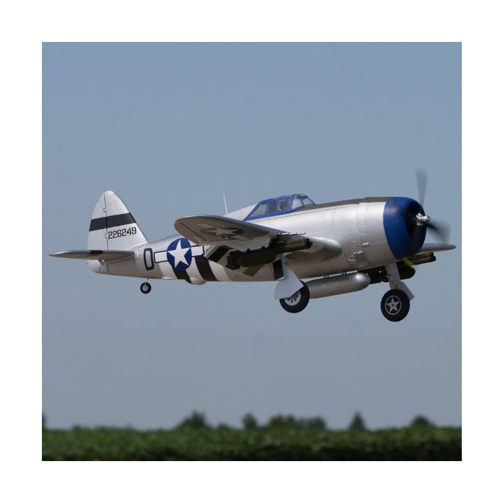 E-flite P-47 Razorback 1.2m SAFE Select BNF Basic