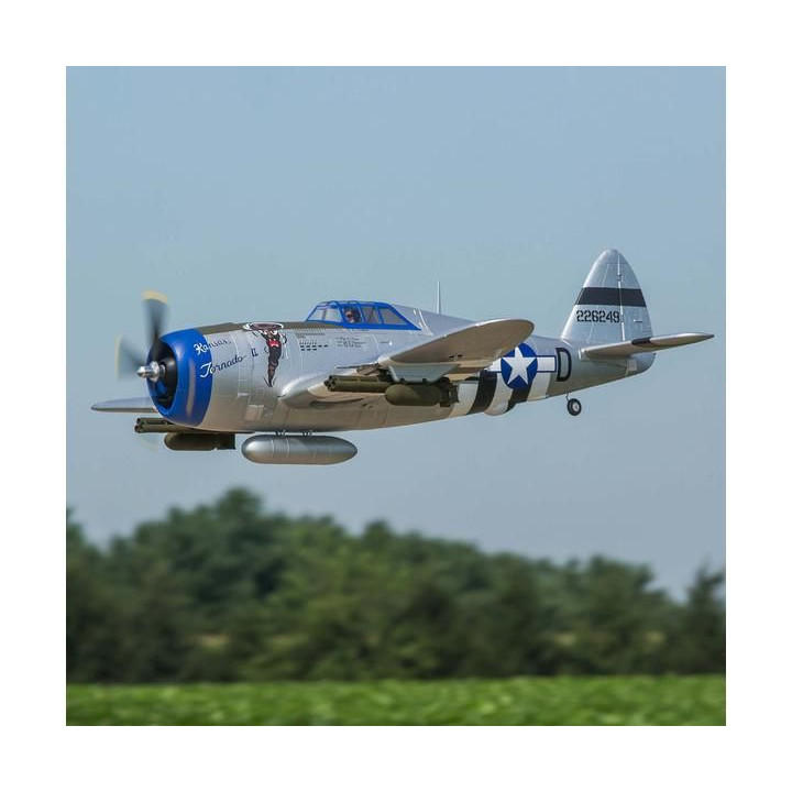 E-flite P-47 Razorback 1.2m SAFE Select BNF Basic