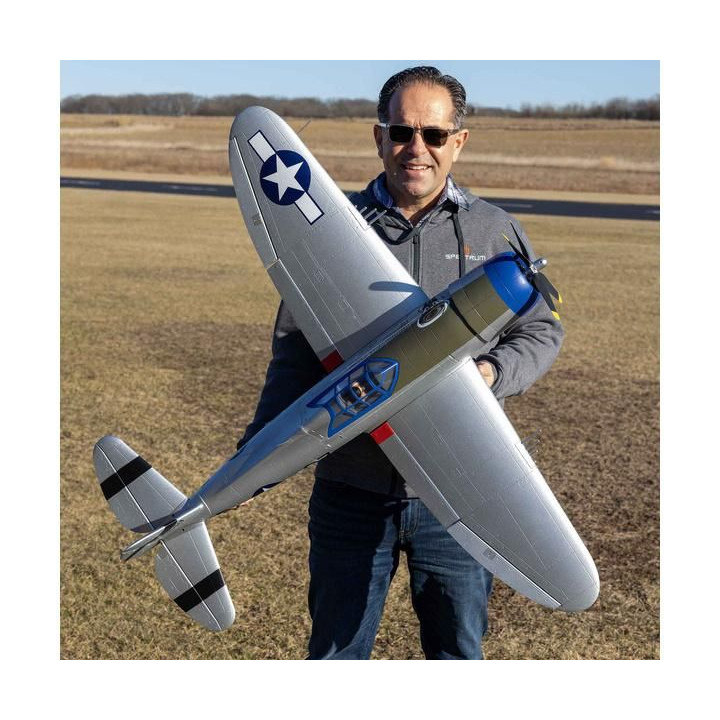 E-flite P-47 Razorback 1.2m SAFE Select BNF Basic