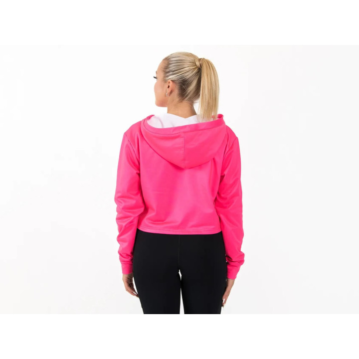 Dámska mikina krátka NEON PINK