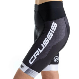 Dámské cyklistické kraťasy CRUSSIS - ONE, černá/bílá