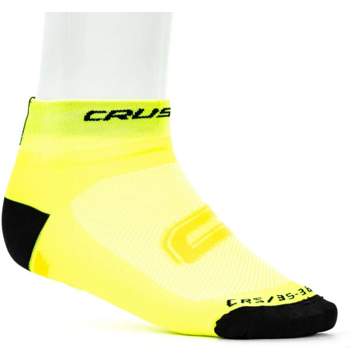 Cyklistické ponožky CRUSSIS, žluto/černé