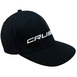 Šiltovka CRUSSIS, čierna s bielym logom