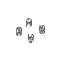 CARTEN pružiny olejových tlumičů (1,4x20mm) zelené, 4 ks.