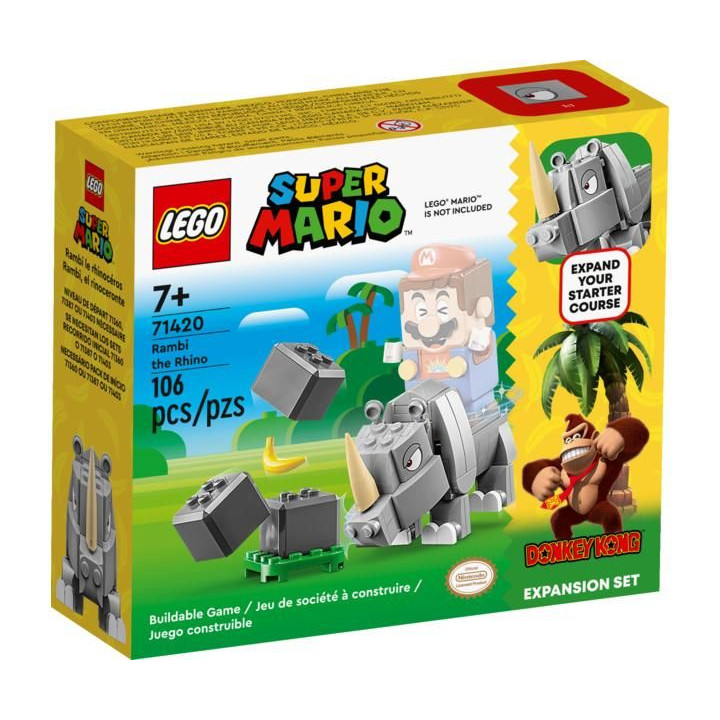 LEGO Super Mario - Nosorožec Rambi – rozšiřující set