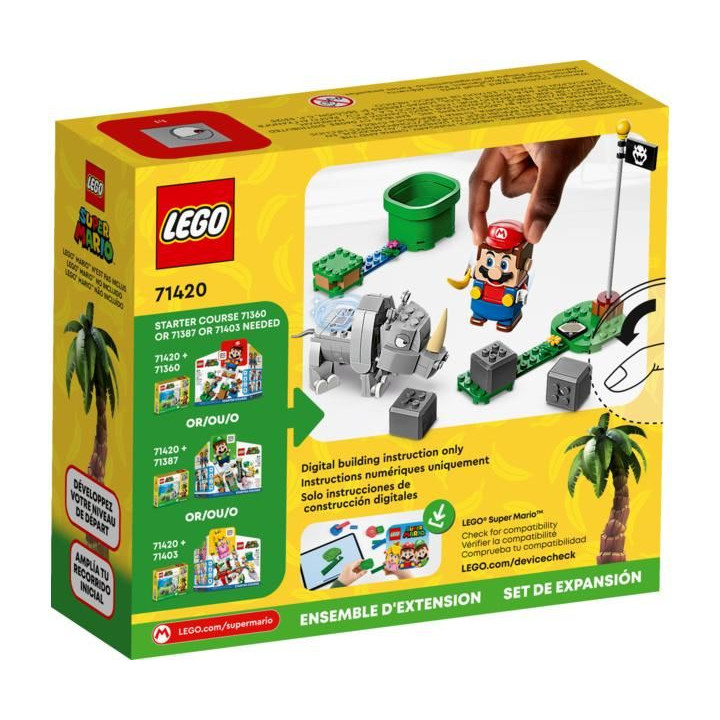 LEGO Super Mario - Nosorožec Rambi – rozšiřující set