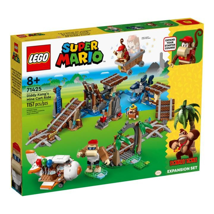 LEGO Super Mario - Diddy Kongova jízda v důlním vozíku – rozšiřující set