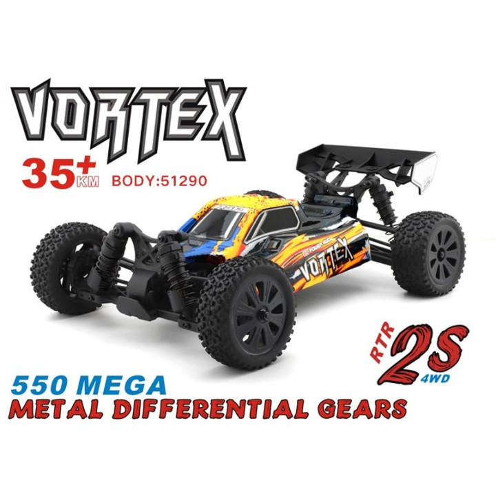 HSP Vortex 1/10 RTR Buggy, Oranžová
