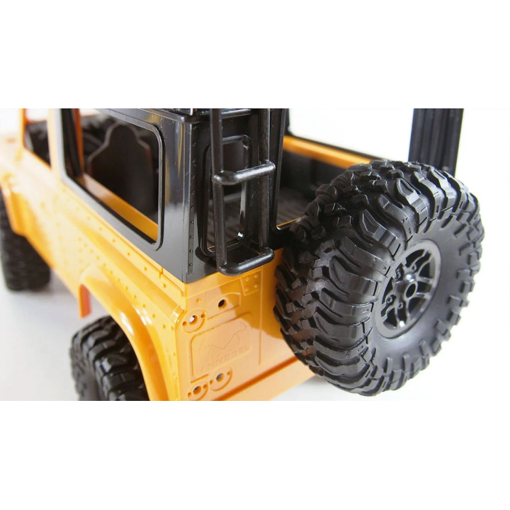 AMEWI RC auto Land Rover Defender D90 4WD 1:12, žltá