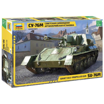 Model kit military 3662 - Su-76 Soviet self propelled gun (1:35)