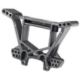 Traxxas věž zadních tlumičů HD šedá (pro NO9080)