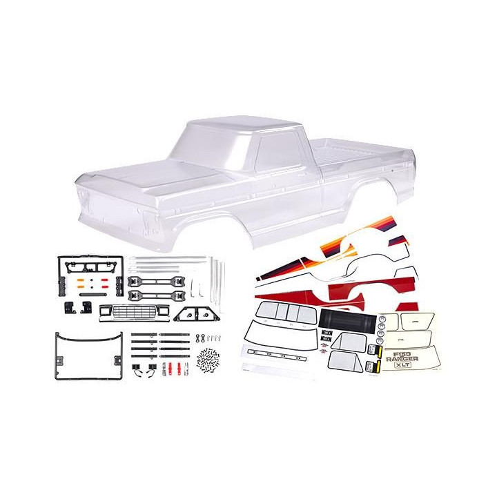 Traxxas karosérie Ford F-150 1979 čirá