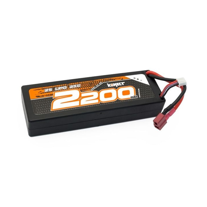 KONECT LiPo 2200mah 7.4V 25C 2S1P 16,5Wh (T-Dean )