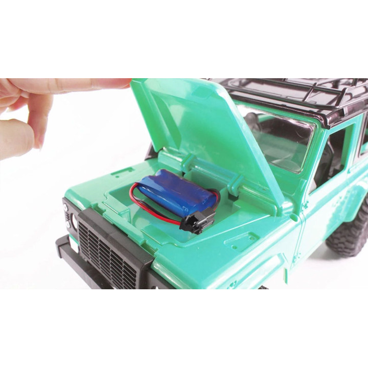 AMEWI RC auto Land Rover Defender D90 4WD 1:12, zelená